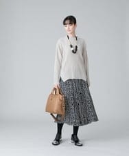 RHFCV80330 HIROKO KOSHINO(ヒロココシノ) 【日本製】ブークレーニットプルオーバー ピンク
