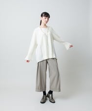 RHFED43730 HIROKO KOSHINO(ヒロココシノ) スキャッタービーズジョイントニット ブラック