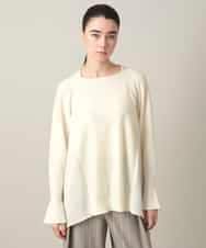 RHFED43730 HIROKO KOSHINO(ヒロココシノ) スキャッタービーズジョイントニット アイボリー