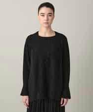 RHFED43730 HIROKO KOSHINO(ヒロココシノ) スキャッタービーズジョイントニット ブラック