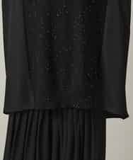 RHFED43730 HIROKO KOSHINO(ヒロココシノ) スキャッタービーズジョイントニット ブラック