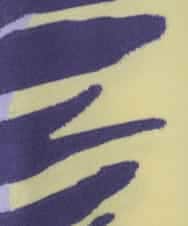 RHFED46670 HIROKO KOSHINO(ヒロココシノ) ブロックアートインターシャニットプルオーバー/日本製 パープル