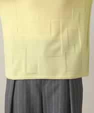 RHFED48340 HIROKO KOSHINO(ヒロココシノ) ホールガーメントタートルネックプルオーバー/日本製 ライトイエロー