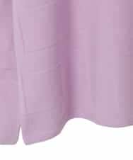 RHFED48340 HIROKO KOSHINO(ヒロココシノ) ホールガーメントタートルネックプルオーバー/日本製 パープル