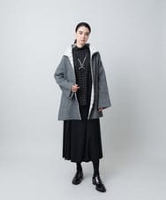 RHHAF04450 HIROKO KOSHINO(ヒロココシノ) タックデザインフレアスカート/日本製/洗える ベージュ