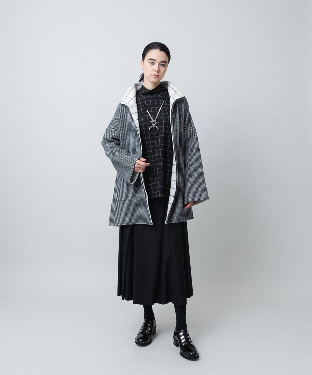 RHHAF04450 HIROKO KOSHINO(ヒロココシノ) タックデザインフレアスカート/日本製/洗える ベージュ