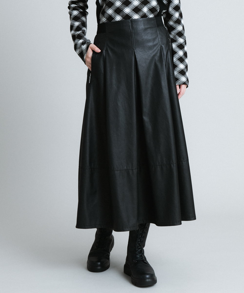 総丈67cmフレアスカート HIROKO KOSHINO - ロングスカート