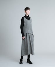 RHHES14690 HIROKO KOSHINO(ヒロココシノ) 【日本製】ツイードジャンパースカート グレー