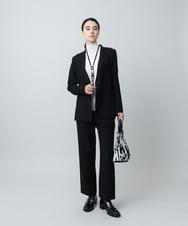 RHJAD03690 HIROKO KOSHINO(ヒロココシノ) アーティスティックリバージャケット ブラック