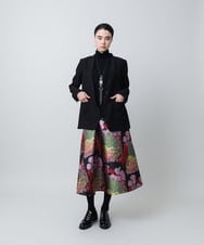 RHJAD03690 HIROKO KOSHINO(ヒロココシノ) アーティスティックリバージャケット ブラック