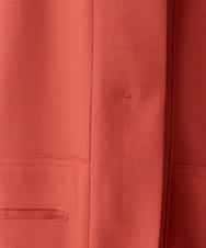 RHJED51690 HIROKO KOSHINO(ヒロココシノ) ウールMIX切り替えデザインジャケット /日本製/洗える オレンジ