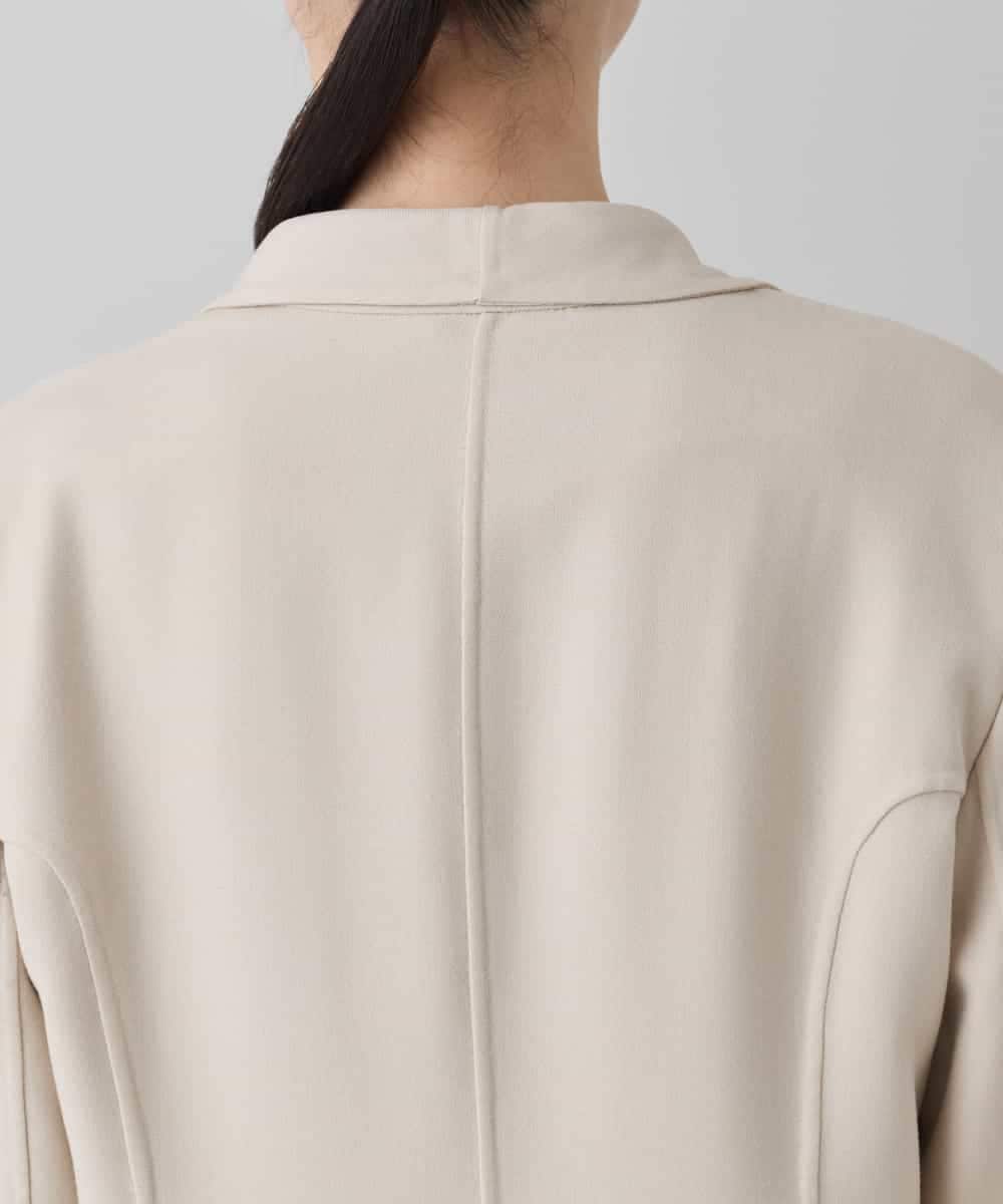 RHJED54690 HIROKO KOSHINO(ヒロココシノ) アートフルスイッチデザインジャケット ライトベージュ