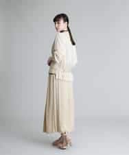 RHJGQ21690 HIROKO KOSHINO(ヒロココシノ) ドットプリントジャケット ベージュ