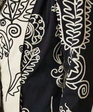 RHJXF78120 HIROKO KOSHINO(ヒロココシノ) ボタニカルモダンジャケット /日本製 アイボリー