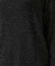 RHKAF23240 HIROKO KOSHINO(ヒロココシノ) ラメジャージーベーシックカットソー ブラック