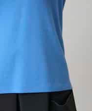 RHKAF24240 HIROKO KOSHINO(ヒロココシノ) ニットジャージープルオーバー/日本製/洗える ライトブルー