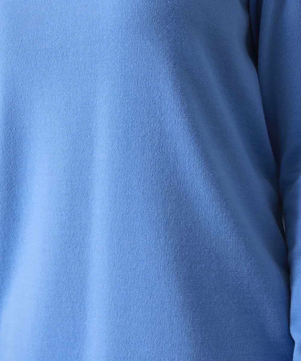 RHKAF24240 HIROKO KOSHINO(ヒロココシノ) ニットジャージープルオーバー/日本製/洗える ライトブルー