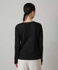 RHKAF25240 HIROKO KOSHINO(ヒロココシノ) リバーガーゼロングスリーブカットソー/日本製 ブラック