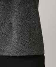 RHKAF27240 HIROKO KOSHINO(ヒロココシノ) シャイニーラメジャージーカットソー/日本製/洗える グレー