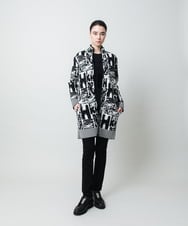 RHKAF33330 HIROKO KOSHINO(ヒロココシノ) フロッキーロゴジャージープルオーバー/日本製/洗える アイボリー