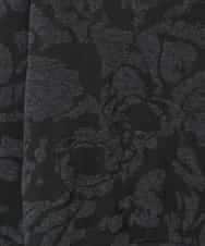 RHKAF45360 HIROKO KOSHINO(ヒロココシノ) オフタートルジャカードニットプルオーバー/日本製 ブラック