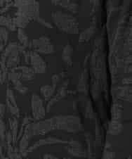 RHKAF45360 HIROKO KOSHINO(ヒロココシノ) オフタートルジャカードニットプルオーバー/日本製 ブラック