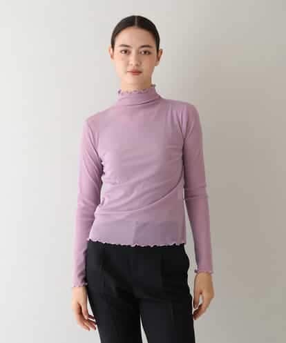 RHKAX96150 HIROKO KOSHINO 【日本製/洗える】メローアクセントチュールシアートップ