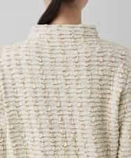 RHKED50450 HIROKO KOSHINO(ヒロココシノ) ブリスタージャカードラメ入りプルオーバー /日本製/洗える ベージュ