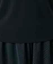 RHKEF97150 HIROKO KOSHINO(ヒロココシノ) ドライポンチデザインタンクトップ/日本製/洗濯機で洗える ブラック