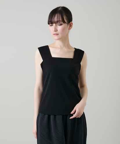 RHKEF97150 HIROKO KOSHINO ドライポンチデザインタンクトップ/日本製/洗濯機で洗える