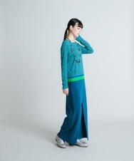 RHKES23360 HIROKO KOSHINO(ヒロココシノ) 【洗える/日本製】ドットパターンプルオーバー マスタード