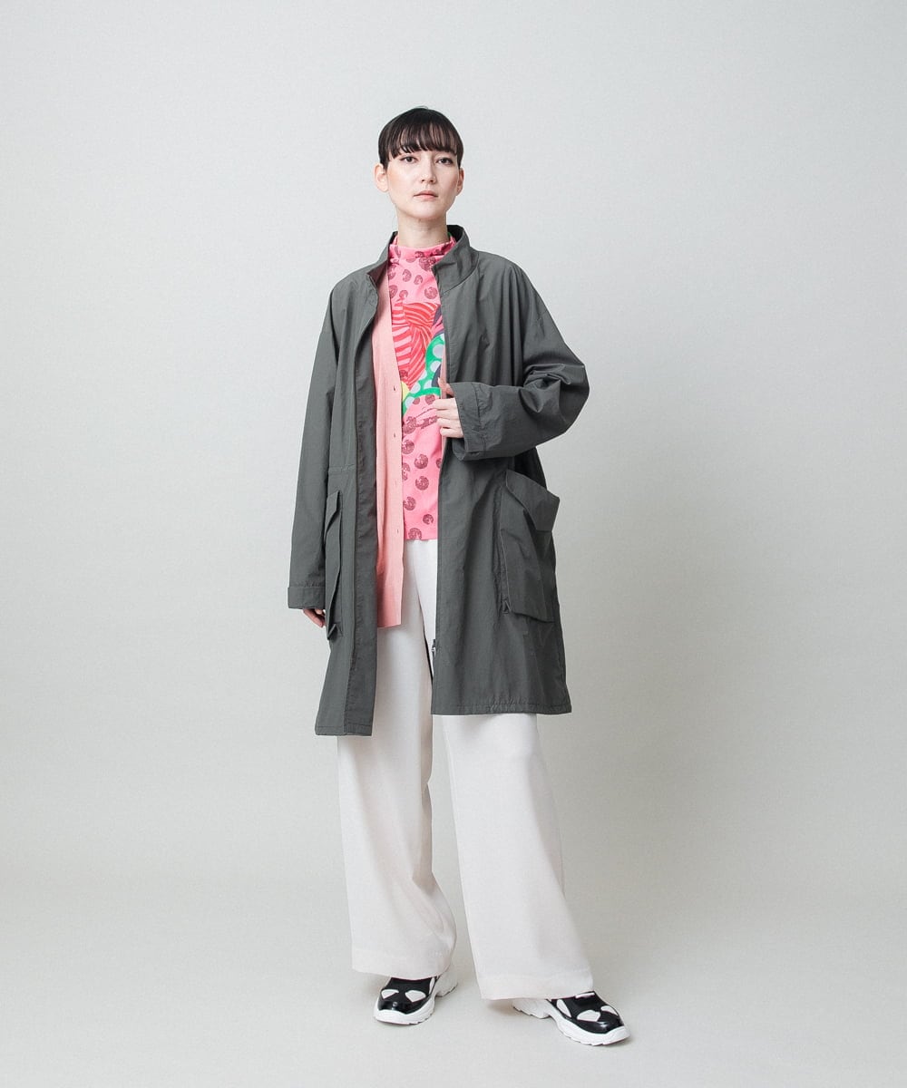 RHKFD01390 HIROKO KOSHINO(ヒロココシノ) アートフルフラワーカットソー /日本製/洗える ピンク