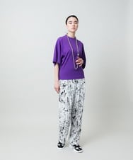 RHKGF07300 HIROKO KOSHINO(ヒロココシノ) ドルマンスリーブミニマルカットソー/日本製/洗える グリーン