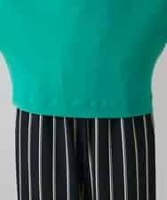 RHKGF07300 HIROKO KOSHINO(ヒロココシノ) ドルマンスリーブミニマルカットソー/日本製/洗える グリーン