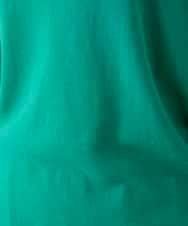 RHKGF07300 HIROKO KOSHINO(ヒロココシノ) ドルマンスリーブミニマルカットソー/日本製/洗える グリーン