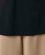 RHKGF10240 HIROKO KOSHINO(ヒロココシノ) ドライポンチデザインカットソー/日本製/洗える ブラック