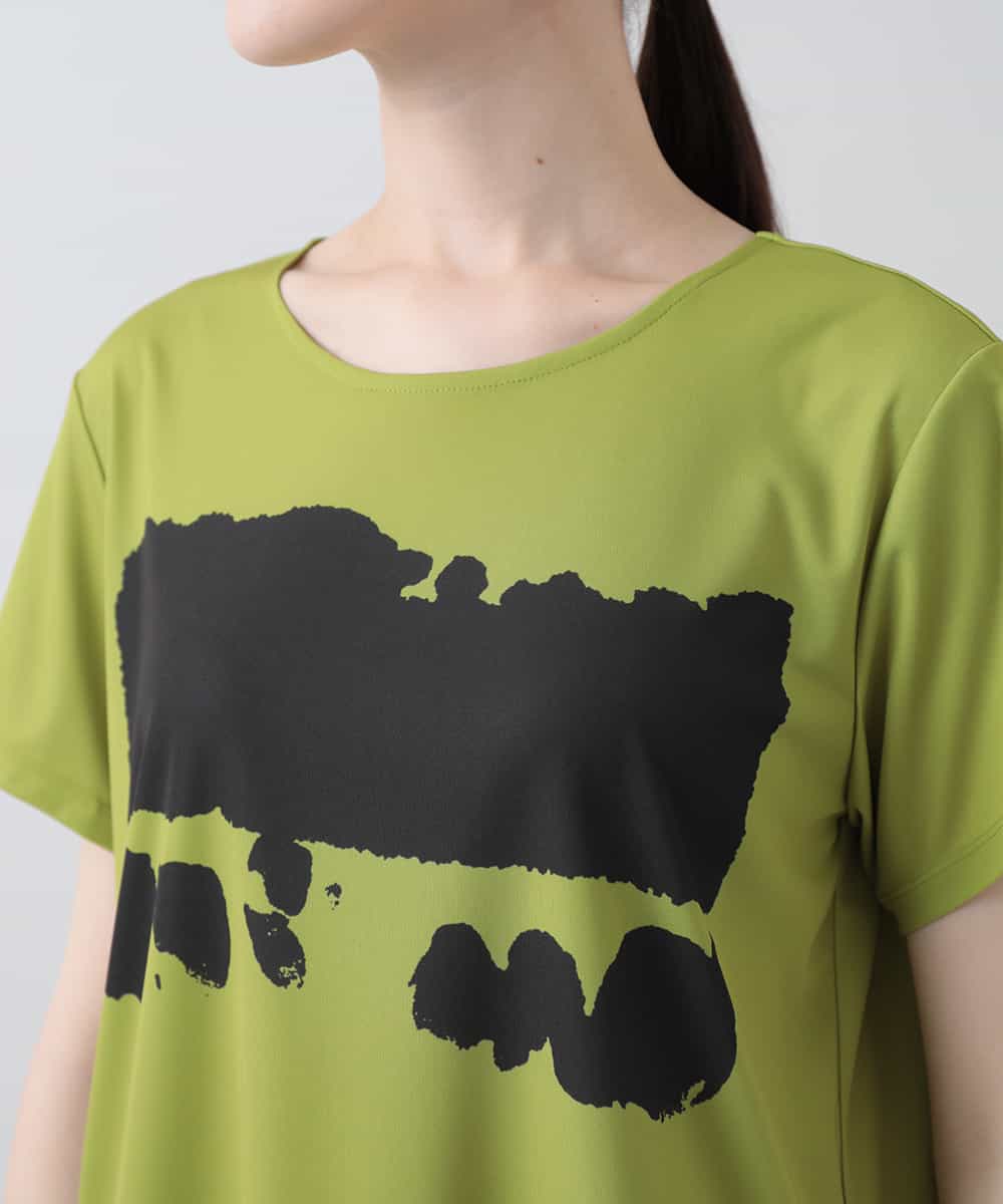 洗濯機で洗える/日本製】墨絵プリントTシャツ(カットソー・Tシャツ) | HIROKO KOSHINO(ヒロココシノ)｜イトキンオンラインストア