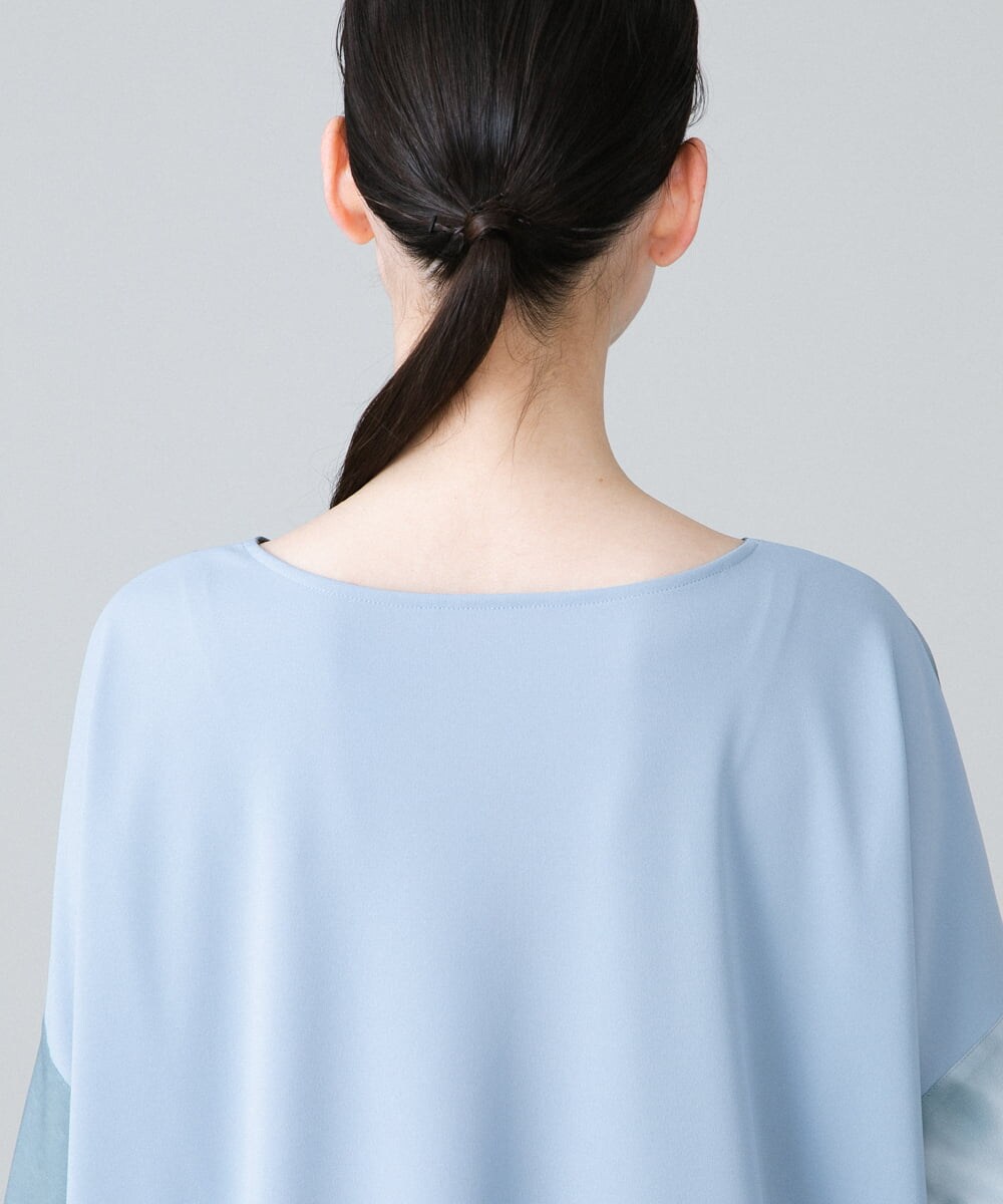 HIROKO KOSHINO綺麗なブループリント　トップス HIROKO KOSHINO綺麗なブループリントトップス