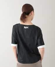 RHKHB07390 HIROKO KOSHINO(ヒロココシノ) フェイスプリントTシャツ /日本製/洗える ホワイト