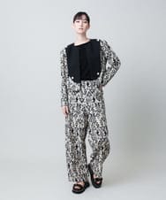 RHKHC10240 HIROKO KOSHINO(ヒロココシノ) ドライポンチレイヤードライクカットソー /日本製/洗える ホワイト