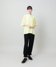 RHKHF30360 HIROKO KOSHINO(ヒロココシノ) パフスリーブAラインカットソー /洗える ライトイエロー