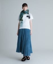 RHKHT42290 HIROKO KOSHINO(ヒロココシノ) 【洗える/日本製】洋梨プリントコンパクトTシャツ ホワイト