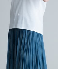 RHKHT42290 HIROKO KOSHINO(ヒロココシノ) 【洗える/日本製】洋梨プリントコンパクトTシャツ ホワイト