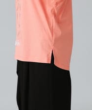 RHKHW33390 HIROKO KOSHINO(ヒロココシノ) 波柄ステッチドルマンスリーブTシャツ /日本製/洗える オレンジ