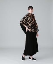 RHKHX35360 HIROKO KOSHINO(ヒロココシノ) 幾何パネルプリントプルオーバー /日本製/洗える ピンク