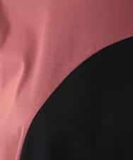 RHKIB17450 HIROKO KOSHINO(ヒロココシノ) ツートンスムースTシャツ/日本製/洗える ダークレッド