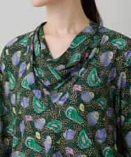 RHKLB52450 HIROKO KOSHINO(ヒロココシノ) カウルネックデザインプルオーバー/日本製/洗える ブラック