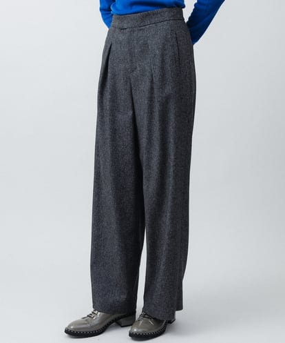 RHLAB46450 HIROKO KOSHINO ウールツイルストレッチパンツ