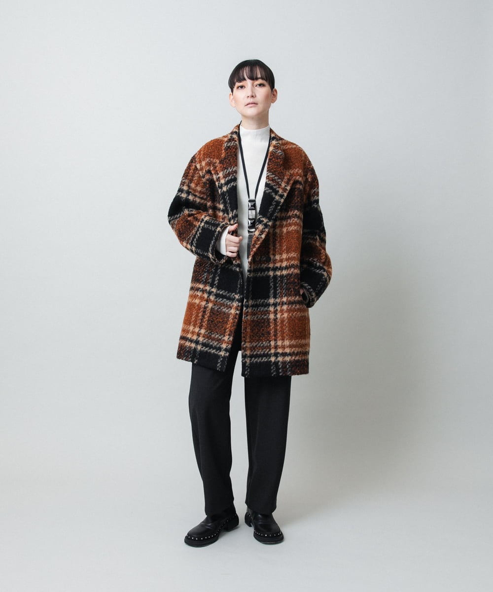 RHLAE15390 HIROKO KOSHINO(ヒロココシノ) ツイルストレッチ裏起毛パンツ/日本製/洗える ベージュ