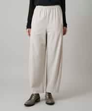 RHLAE15390 HIROKO KOSHINO(ヒロココシノ) ツイルストレッチ裏起毛パンツ/日本製/洗える ベージュ